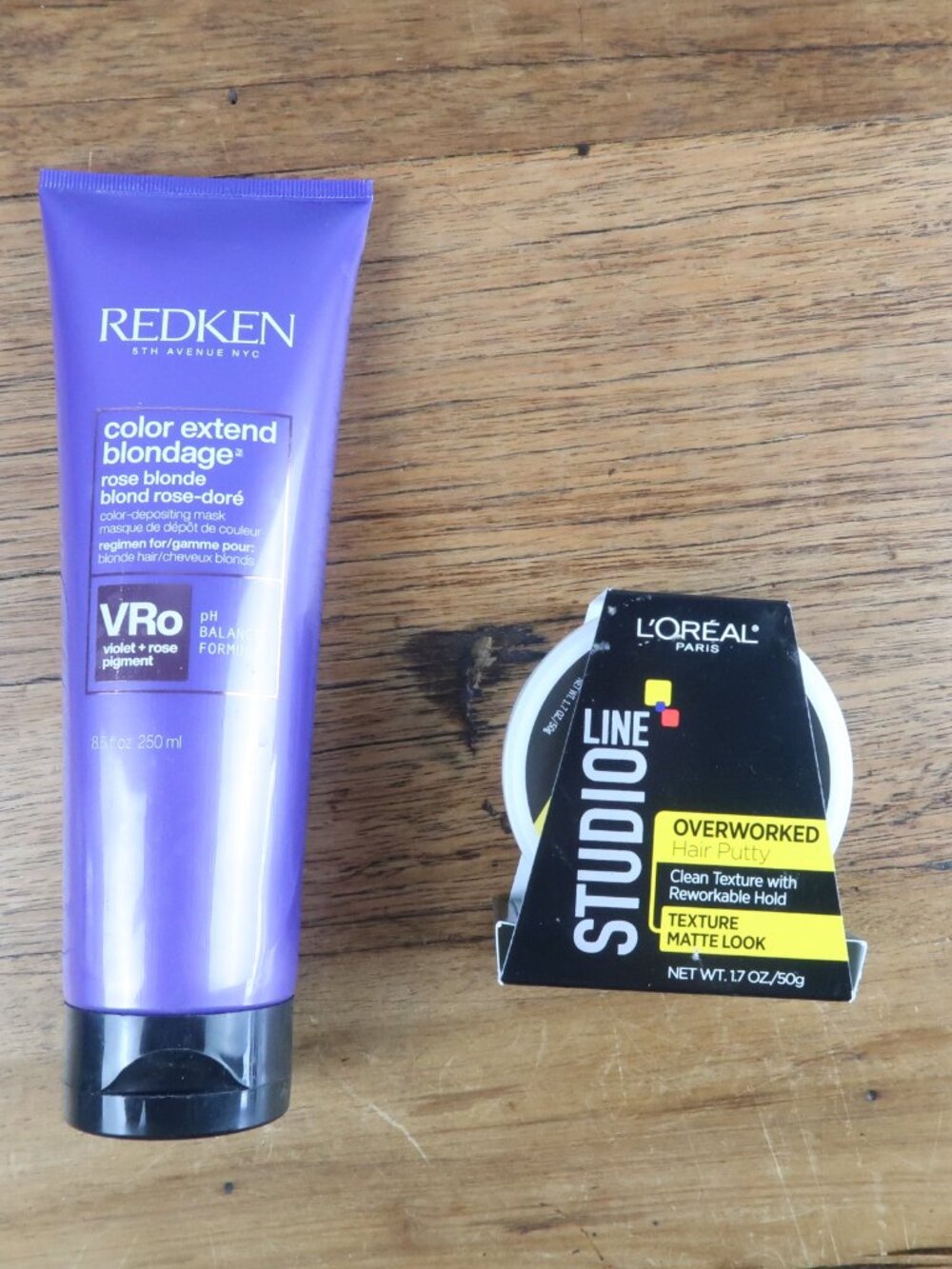 HAIR CARE BUNDLE REDKEN VIOLET&ROSE PIGMENT COLOR EXTEND/STUDIO LINE HAIR PUTTY